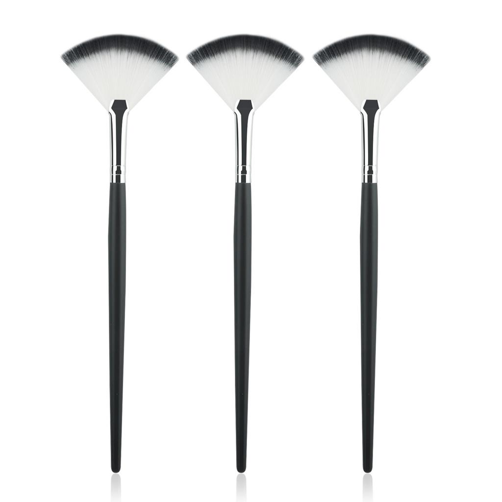 1/3/5/9Pcs Slim Soft Facial Fan Brush,Makeup Cosmetic Multi Use,Mask Brush Makeup Brush Tool Set
