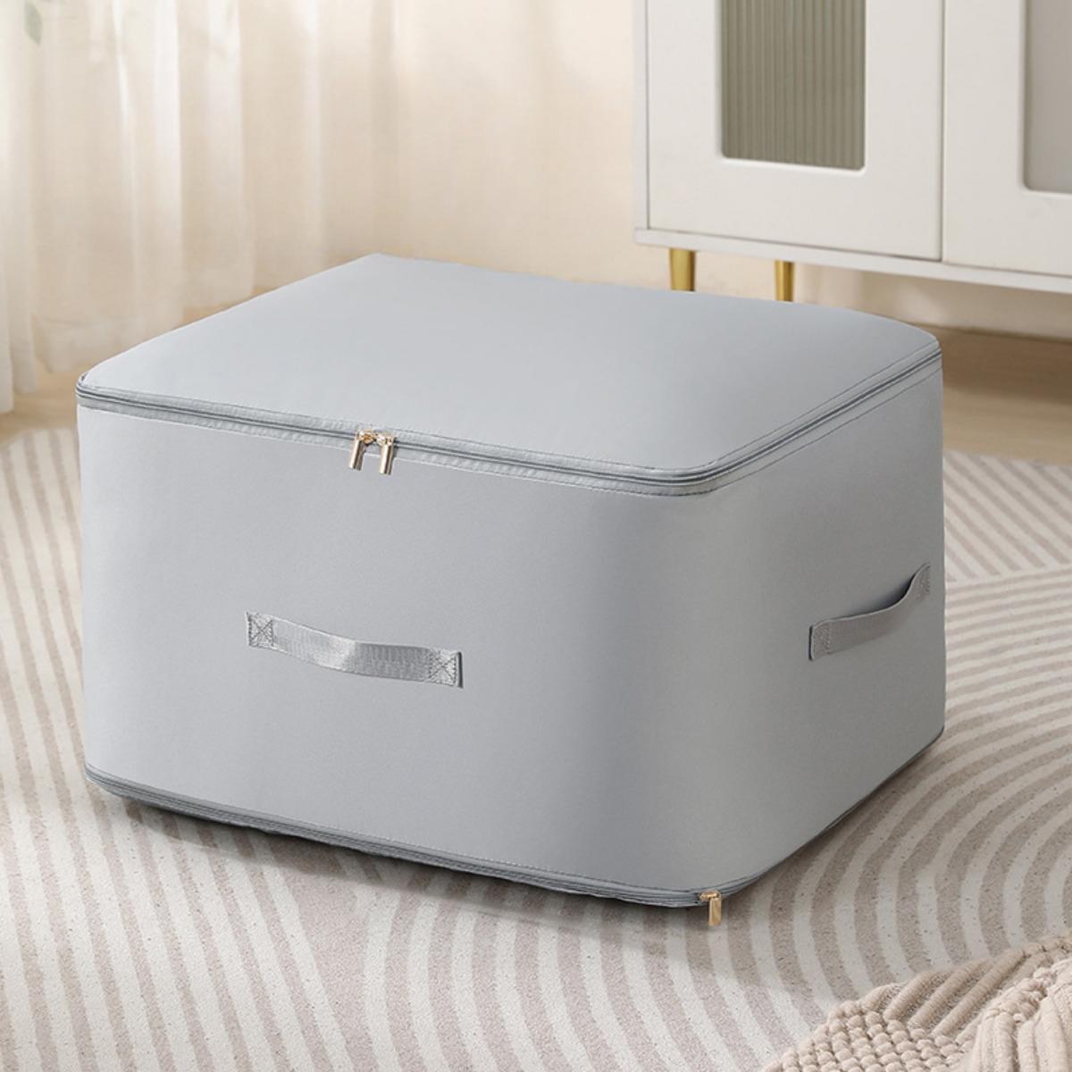 

Компактний самокомпресійний мішок для зберігання - Міцний мішок для зберігання великої місткості, пилонепроникний поліестеровий матеріал, дизайн з подвійною блискавкою, мішок для зберігання білизни 42 * 30 * 18cm