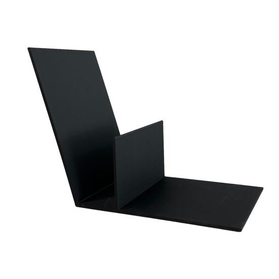 Cat Bookend Stand Matte Black Cat Paw Design Bookend Stable Non-Slip