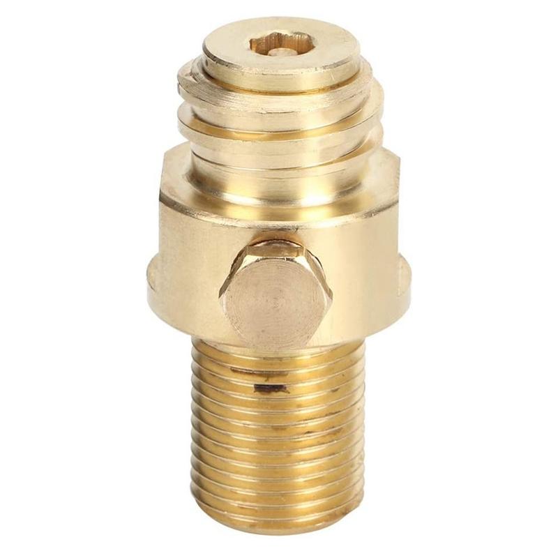 *A91P Soda Cylinder Valve CO2 Refill Adapter Converter M18X1.5, Soda Bottles Cylinder Refill Adapter for Sodastream Tanks