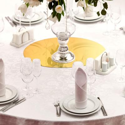 10/15/20/25/30CM Round Square Acrylic Mirror Wedding Party Table Centerpiece Mirror Tray Shatterproof Room Bathroom Wall Decoration Mirror Sticker