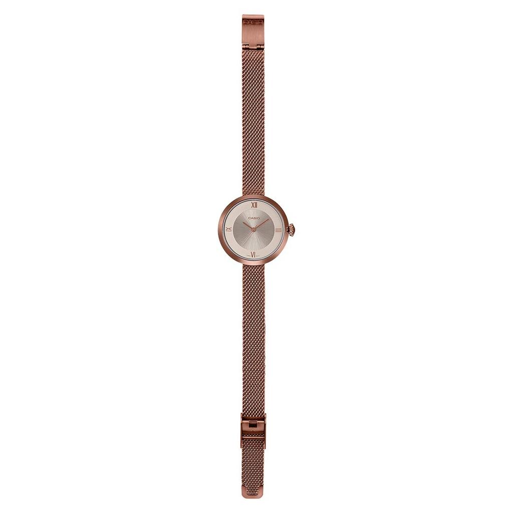 By Casio India Co Pvt 1st Mathura New Casio Enticer Rose Gold [Imported Ltd, A-41, Floor, MCIE, Road, Delhi-110044] LTP-E154MR-9ADF Women's Watch,