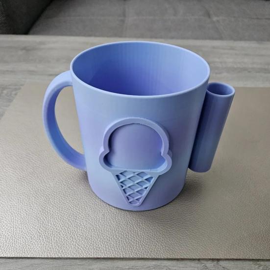 Držák na pintu zmrzliny s otvorem na lžičku Izolované návleky na pintu zmrzliny Opakovaně použitelný víceúčelový 16oz chladič nádob na smetanovou sodu plechovky od piva