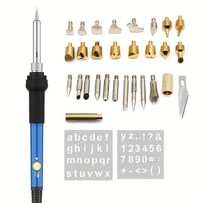 Adjustable Temperature Soldering Brush Set, Soldering Nozzle Carving, Temperature Adjustable Soldering Iron Set, Soldering Machine Tool, Soldering Pen