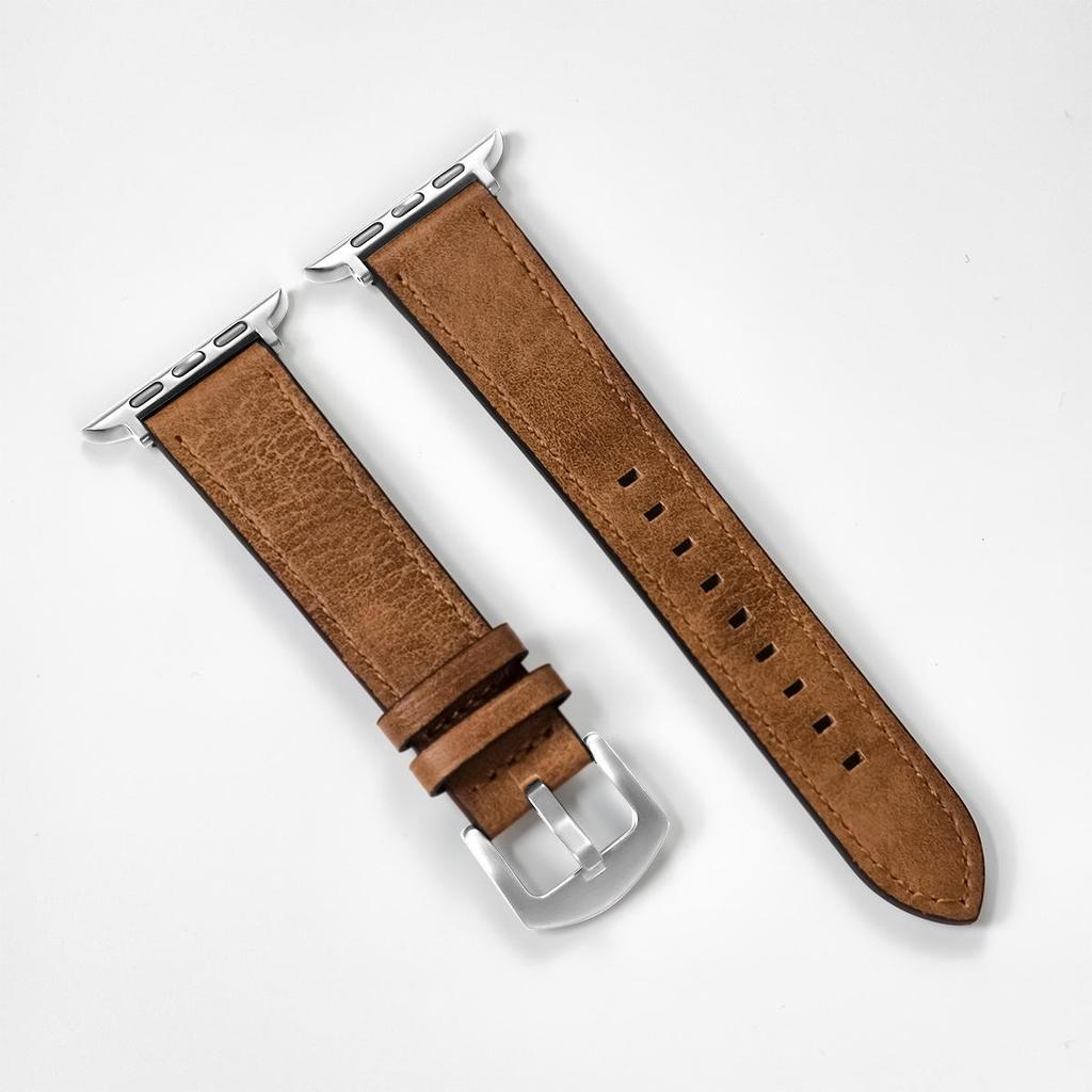 Compatibility: Apple Watch Ultra, Series 10/9/8/7/6, Ultra-Fiber Leather Strap