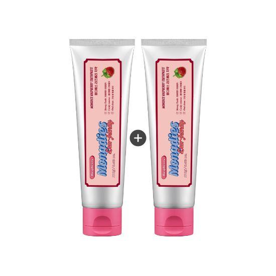 Mongdies Baby Raspberry Toothpaste (Fluoride-Free) 100g x 2pcs