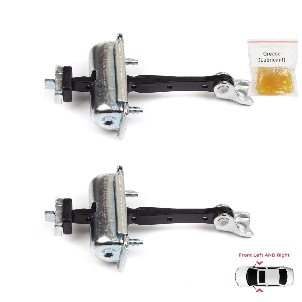 EDP1246-1 2 Pieces Front Left AND Right Door Catch Hinge Brake Stop Check Strap Limiter for Vauxhall Opel Adam M13 2012-2019 13412690 
