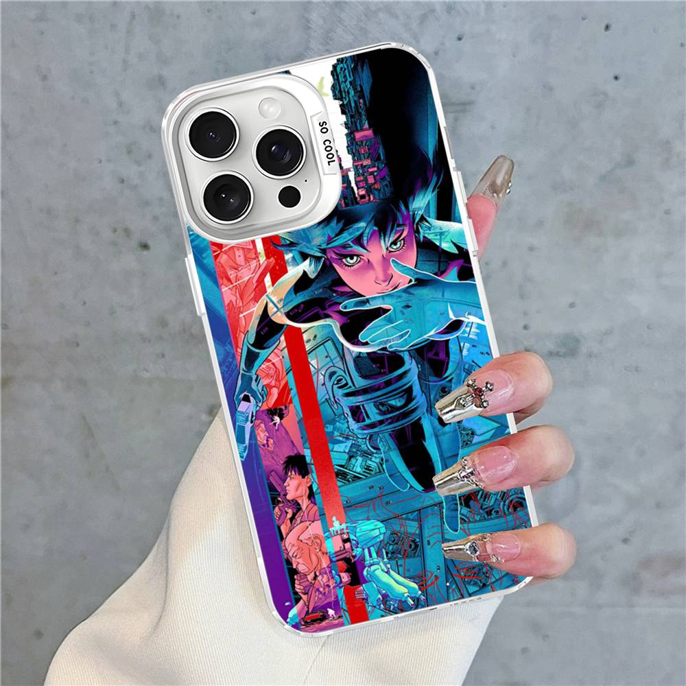 Anime G-ghost In The S-shell Cartoon Phone Case For IPhone 17 16 15 14 13 12 Pro Matte Shockproof Back Anti Fall Matte Cover