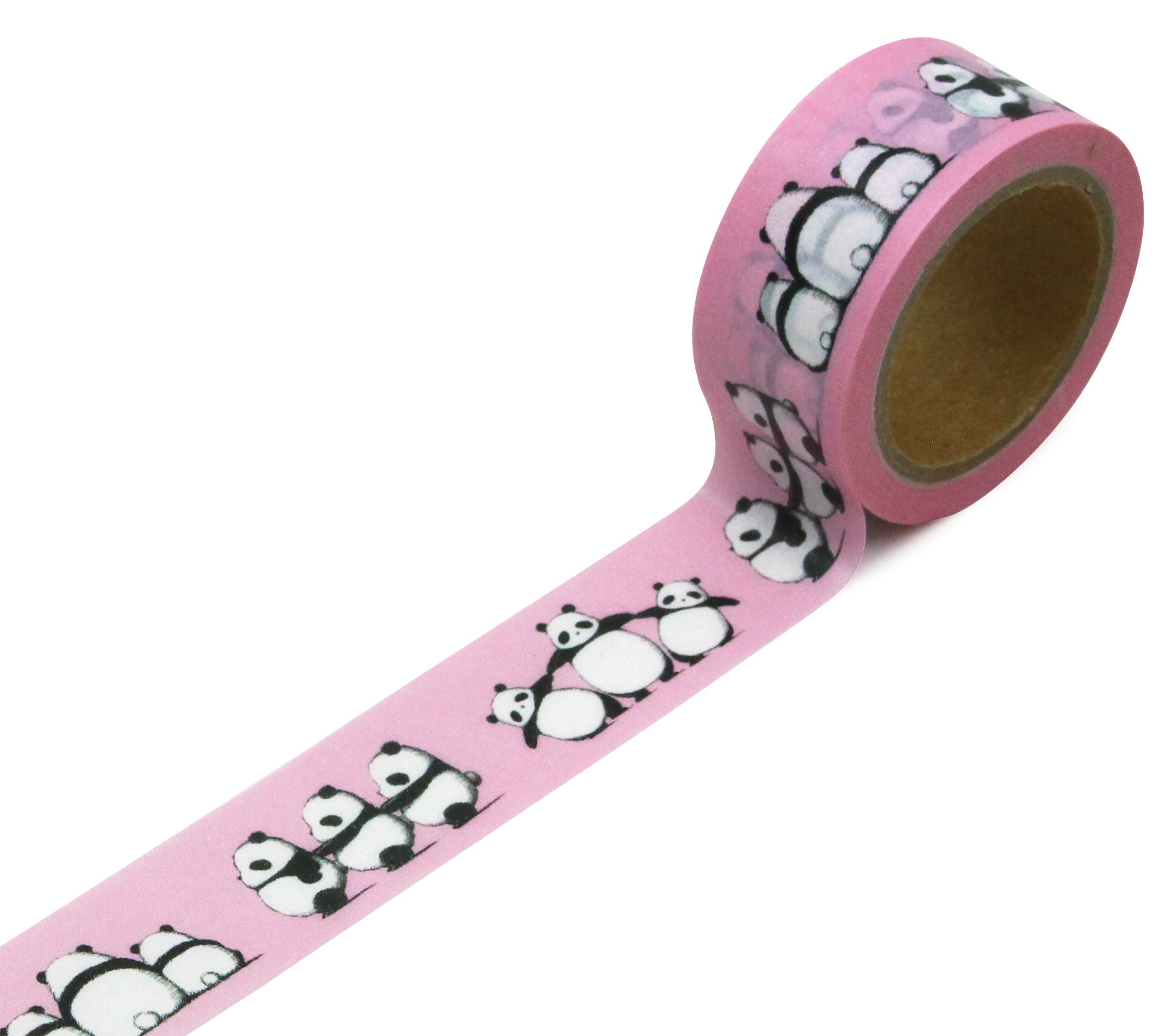 

MANGO ART COMPANY Masking Tape Pandamon 20mm wide x 7m Pink рожевий