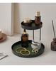 Cosmetics Storage Box Aroma Diffuser Tray: Key, Perfume, and Iron Rack for Dressing Table, Entrance, or Washstand