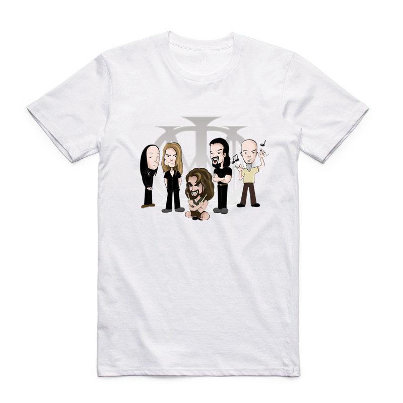 2019 Men And Women Print Dream Theater Rock Band Fashion Hip Hop T Shirt O-Neck Short Sleeve Summer Casual T-shirt HCP931