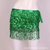 Halloween Belly Dance Hip Scarf Performance Sequin Tassel Waist Chain Bohemia Waist Scarf Sexy One Piece Skirt