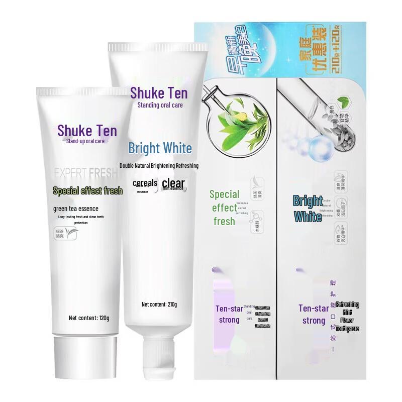 Suke Bright White Teeth Family Value Pack