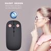 Schlanke kabellose Maus, 2,4 GHz, optische Mäuse, 1600 DPI, Gamer-Büro, leise Maus, ergonomisches Design, Mäuse mit USB-Empfänger für PC und Laptop