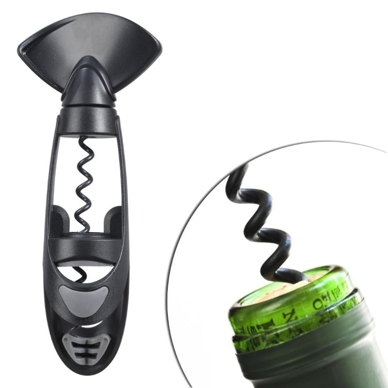 Elegantní křídlový vývrtka Otvírák na láhve Kovový křídlový vývrtka Otvírák na víno Multifunkční otvíráky na lahve vína pro domácnost