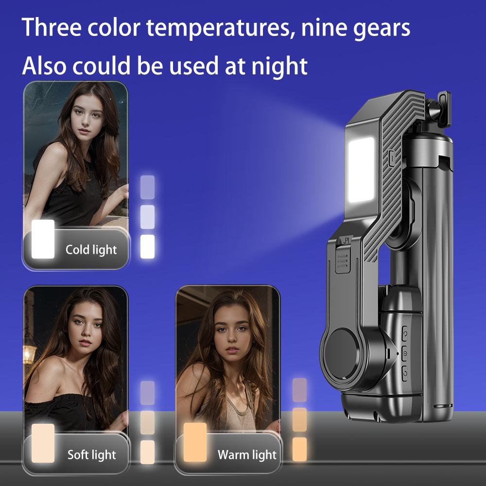 Gimbal Stabilizer for Smartphone W/360° Rotation for iPhone Andriod Sefie Stick Tripod for TIK Tok YouTube Vlogging