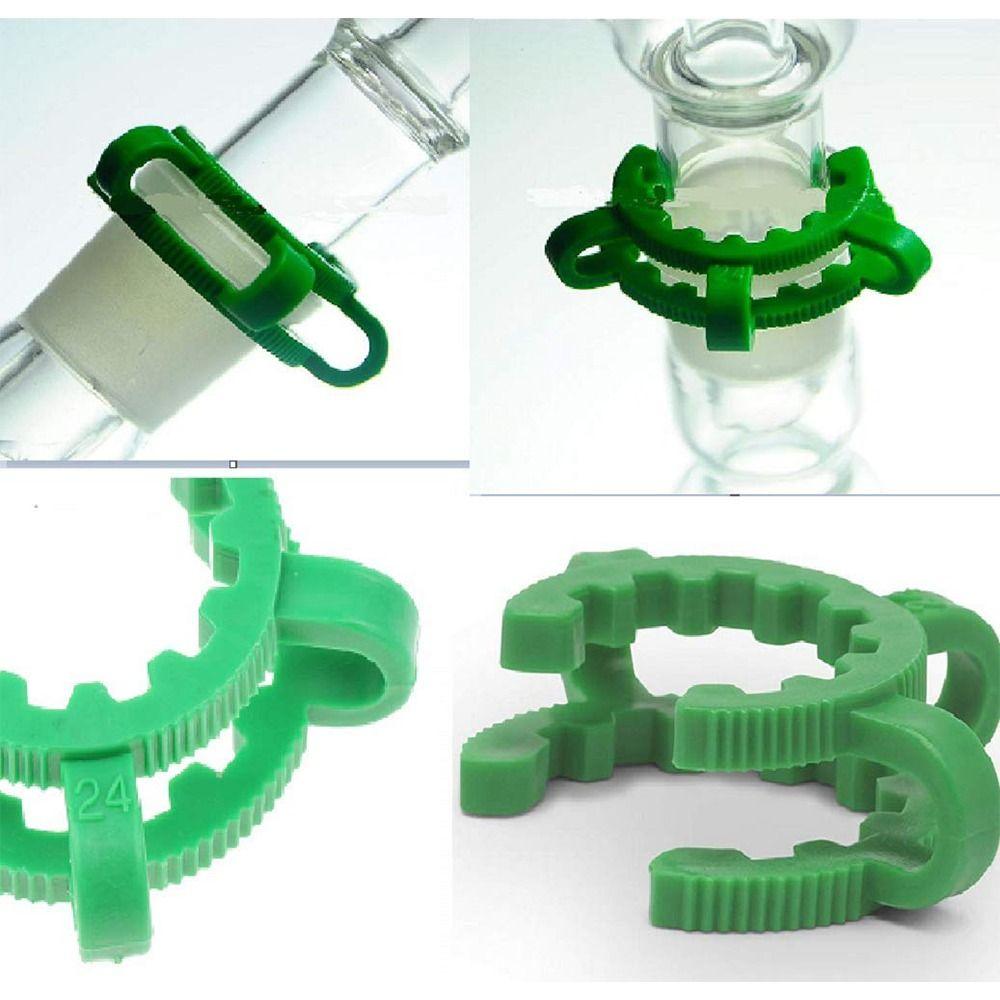 12 Pcs Standard Taper POM Keck Clamp Plastic Conical Interface Clip  Joints 24/29 and 24/40