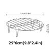 Microwave Oven Empty Grid Stainless Steel  BBQ High Chassis Fried Shelf Bracket Air Fryer Kitchen Cooker Accessories Barbecue