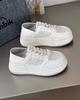 Korean Version Two-wear Shoes Versatile Mesh Little White Shoes Women's Shoes 2025 New Summer Board Shoes Breathable Casual Shoes