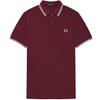 Fred Perry Mens Double Tipped Collar Polo Shirt