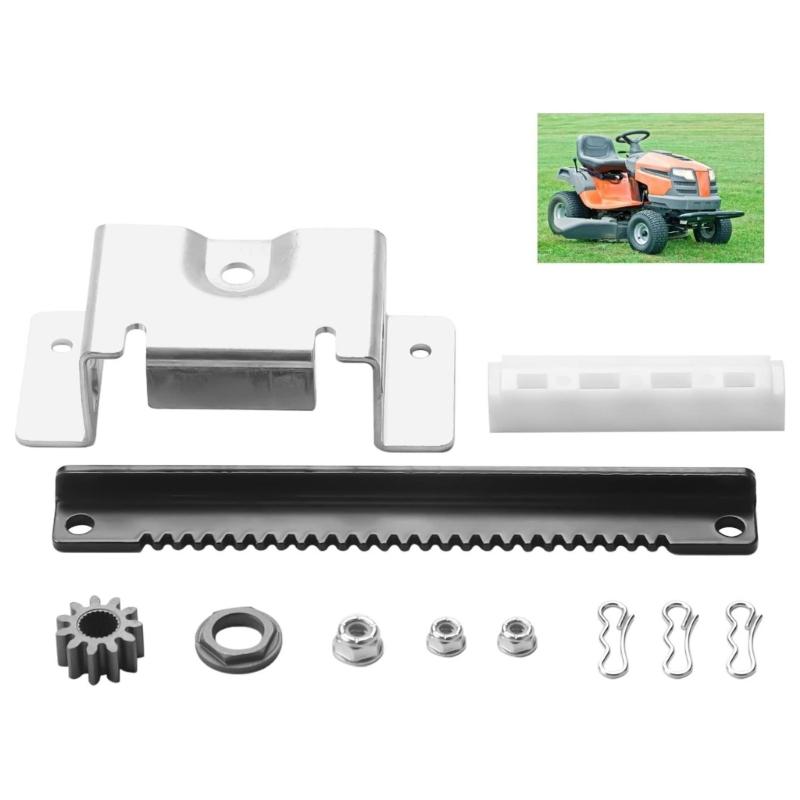 Steering Rack Repair Set Suitable for Lawn Mowers with All Necessary Parts Simple Setups Stainless Steel Construction