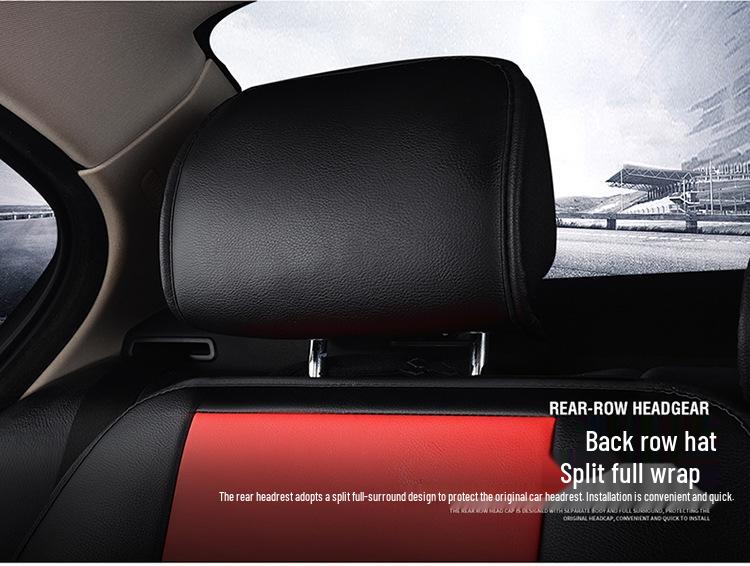 Universell helskinnssitsdyna för bil - Tecknad design, Komfort för alla årstider, Full omslagsstil