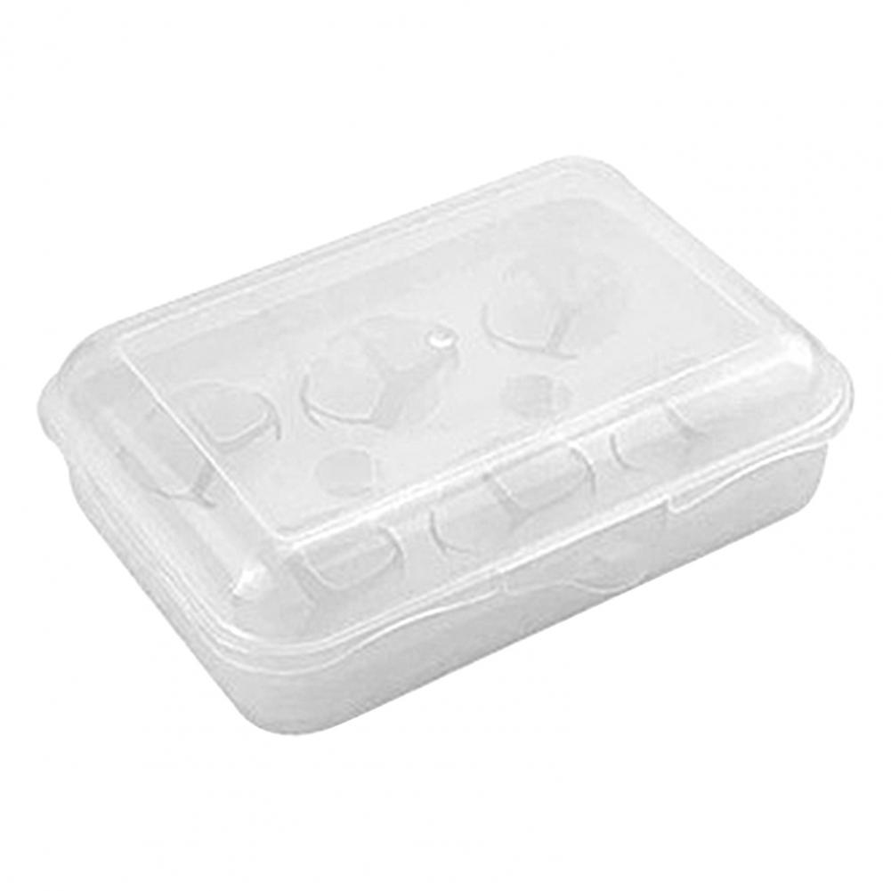 2/4/6  Egg Storage Box Portable Anti-shock Anti-fall Egg Holder Container For Outdoor Camping Picnic