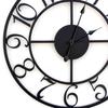 Numeral Designer Modern Wall Watch for Home Décor | Antique Fancy Big Size Modern Wall Watch (M-24 Inch),Black