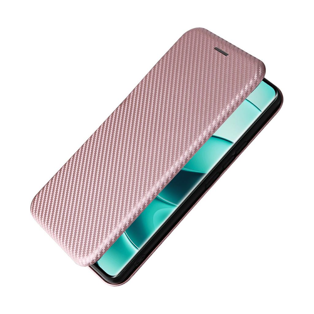 For Xiaomi Redmi Note 14 Pro 5G/Poco X7 5G Case Carbon Fiber Texture Drop-Proof PU Leather Phone Cover