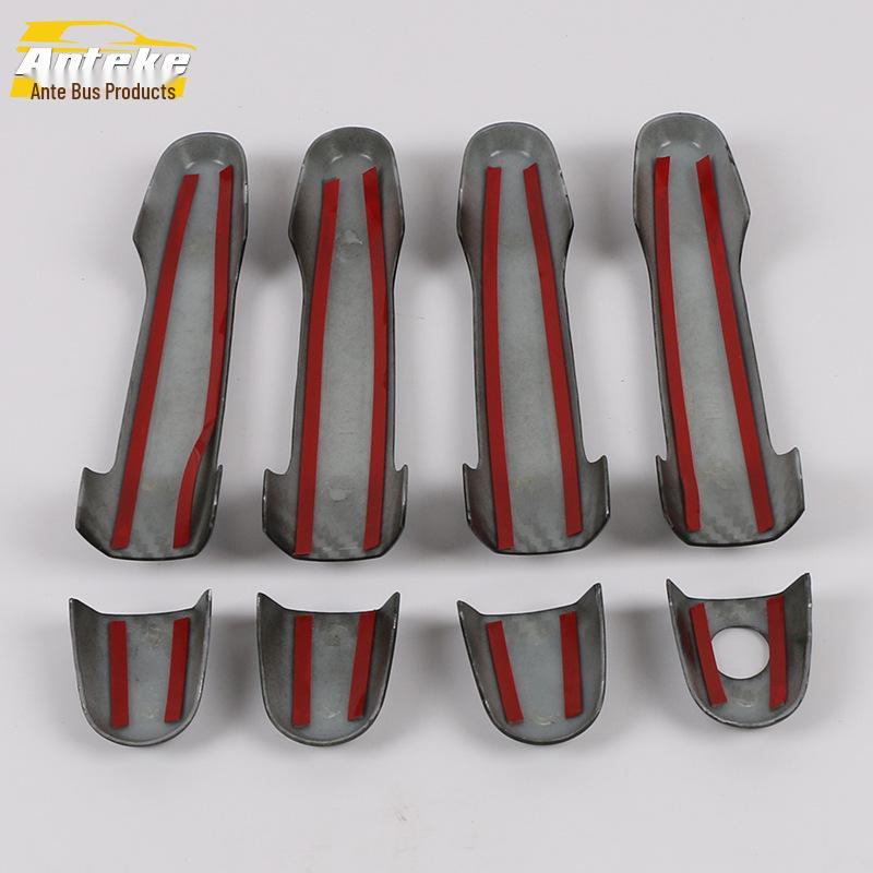 Yaris 2014 Electroplated Door Handle Armrest Trim - Car Modification Accessory