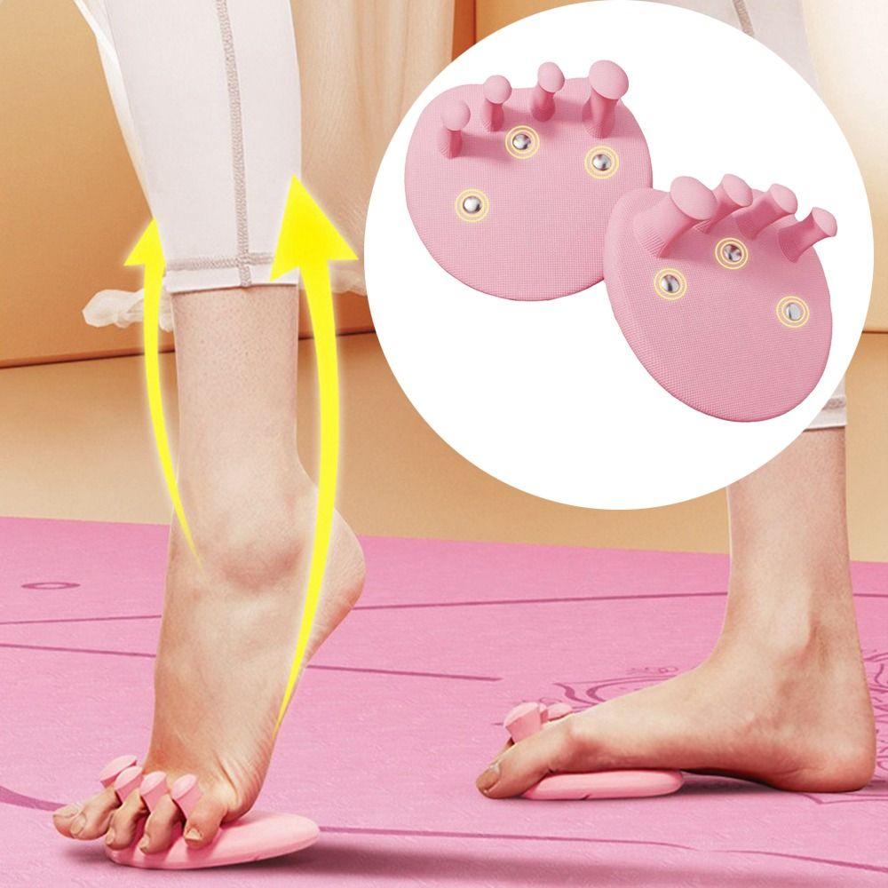 2Pcs Magnet Bead Foot Alignment Device O-shaped Leg Orthopedic Insoles  Leg Muscle Training