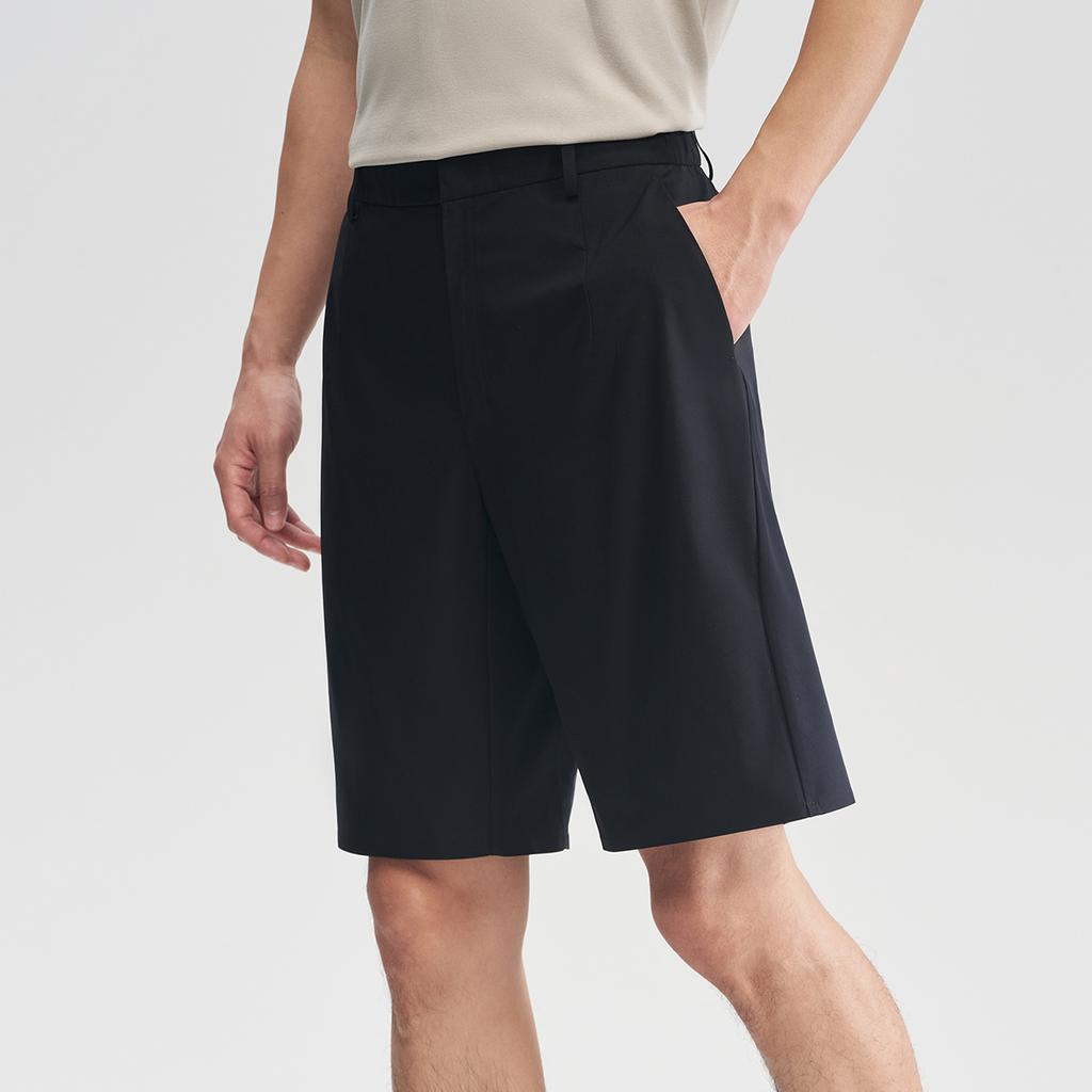 Li Ning Honor Gold Standard | Simple Mode Décontracté Couleur Unie Coupe-vent Imperméable Confortable Respirant Tissé Short de Sport AKSW399-3