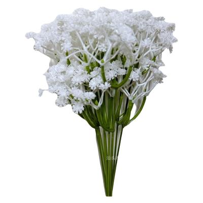 30Pcs Real Touch Artificial Baby Breath Flowers DIY Floral 29cm Length Fake Gypsophila Bouquet Realistic Waterproof