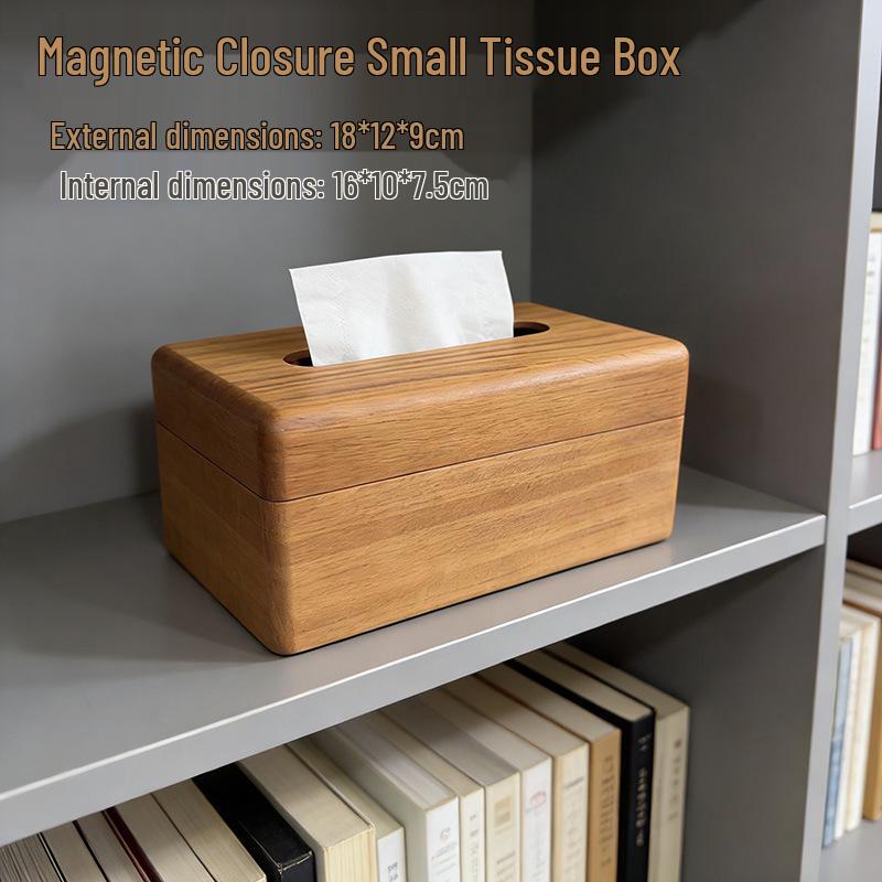 Cutie de șervețele din lemn masiv pentru casă, hotel sau birou: Design simplu și elegant