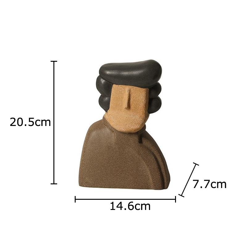 

Abstract Figures Statue Modern Handicrafts Ornaments Desk Decoration Creative Character Resins Sculpture Room Aesthetics Decor