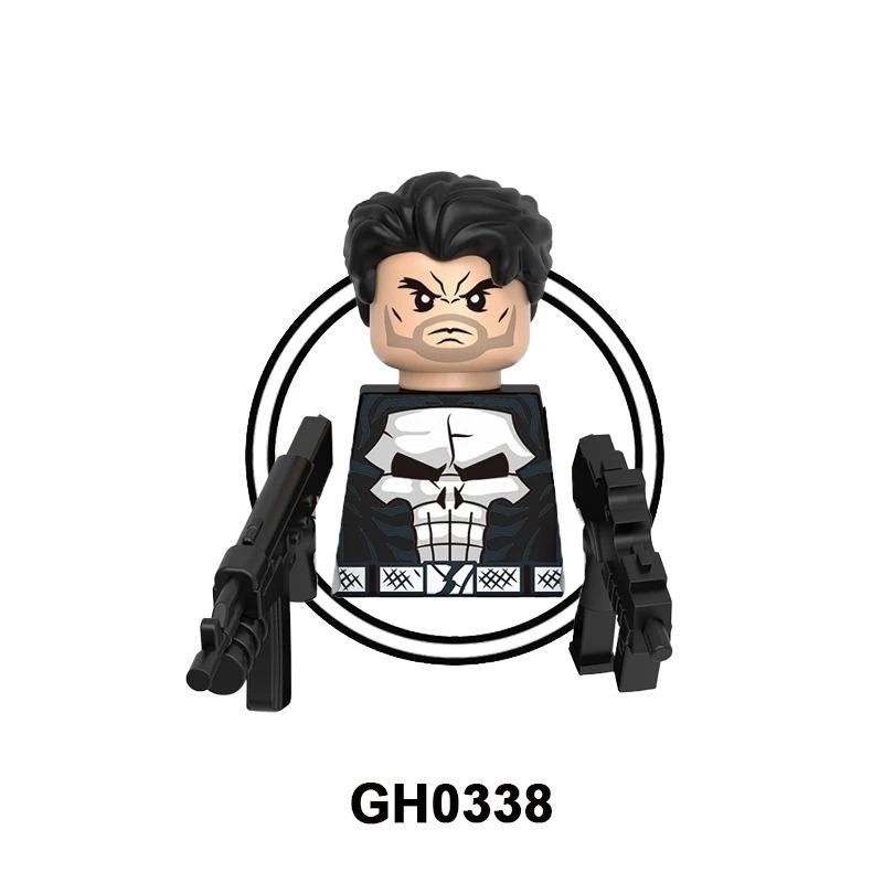 Blind Box Mini-Bausteine G0141 Figuren Großer Goblin Spiderman Iron Man Venom Captain Hawk Deadpool Rüstung Weihnachtsgeschenk Spielzeug
