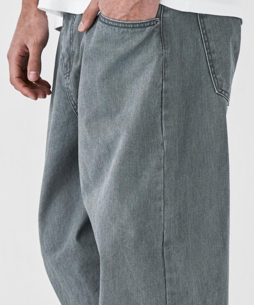 WAAR M292 Cation Wide Pants_Sage Grey