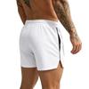 Men's Quick Dry Mesh Athletic Shorts Gym Running Workout Shorts with Zipper Pockets Breathable Elastic Waist Casual Sports Shorts for Men