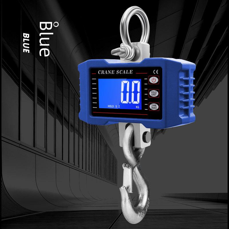 Bilancia Elettronica per Gru e Gancio per Impieghi Gravosi 1000 kg - Bilancia Portatile a Sospensione 1T