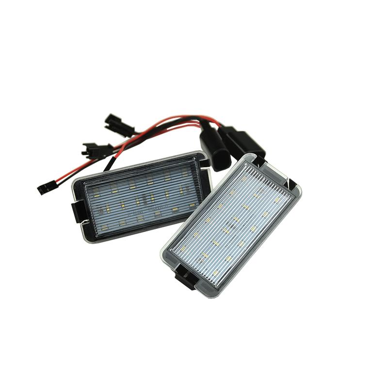1/2pcs Error Free Car LED Number License Plate Lights Fit For Seat Cordoba 1993-2008 For Seat Toledo III 2004-2009