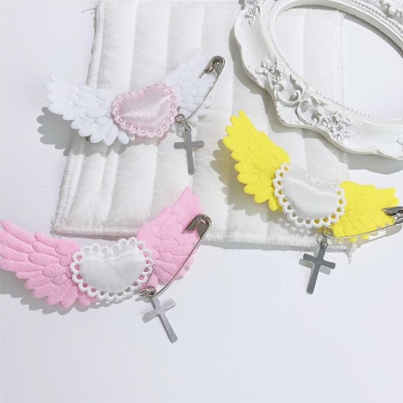 Stylish Hairpin With Soft Padded Wing Delicate Metalwork Hairpin Animen Style Hair Clip For Casual Or Prom Occasion