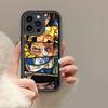 Cartoon Naruto Printed Fashion Case Flexible Soft Silicone TPU Shell Full Back Cover for iPhone Samsung