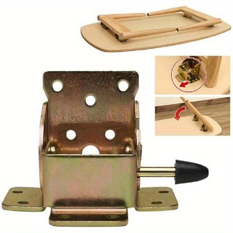 4PCS Folding Bracket Iron Folding Lock Self Lock Hinges Extension Table