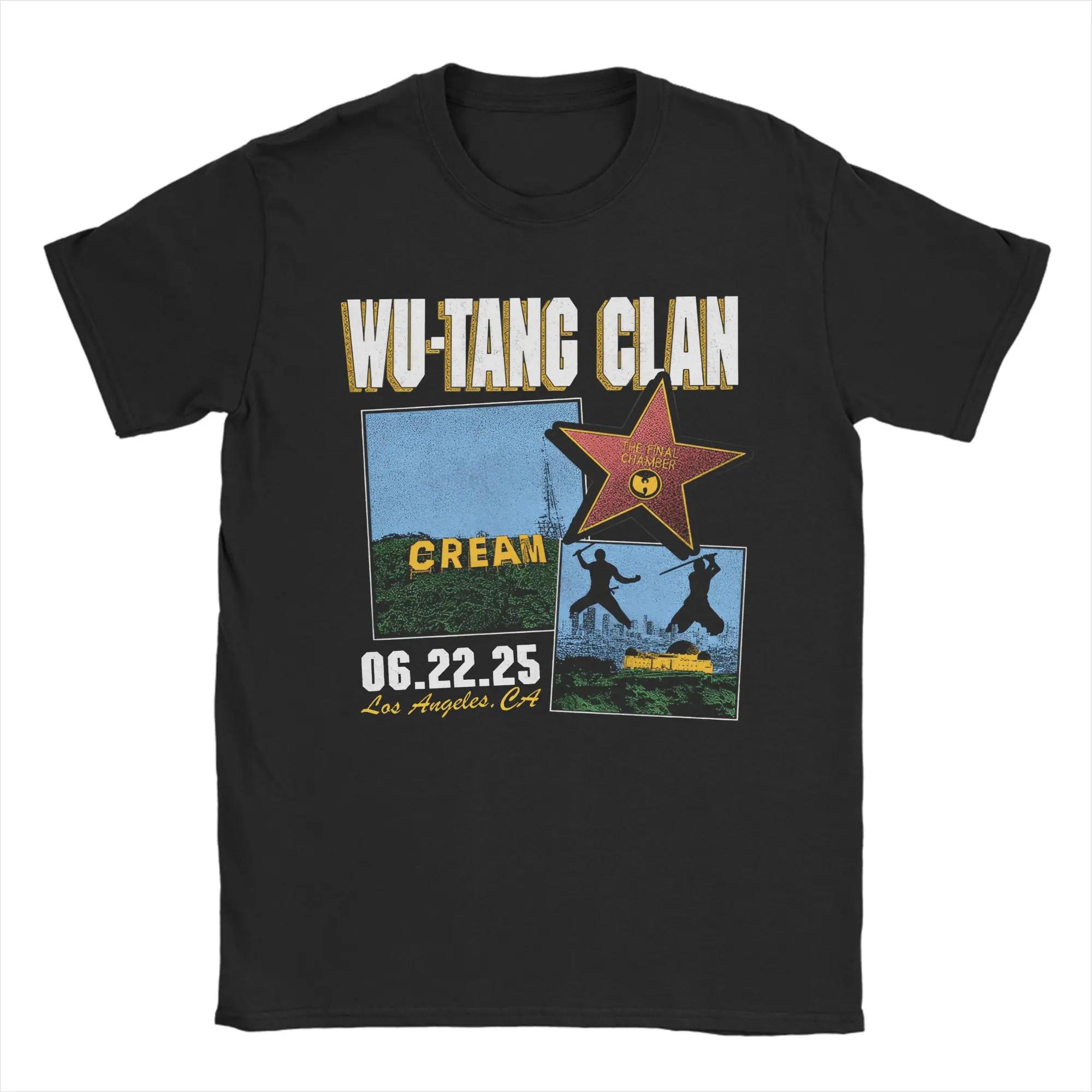 

The Final Chamber Wu Clan T–tangs Forever Tour 2025 T-Shirts Men and women Round Collar Short Sleeve T Shirt Clothes 4XL