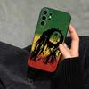 Bob-b m-marley Phone Case For Samsung S25,S24,S21,S22,S23,S30,Ultra,S20,Plus,Fe,Note,10,9,5G Black Cover