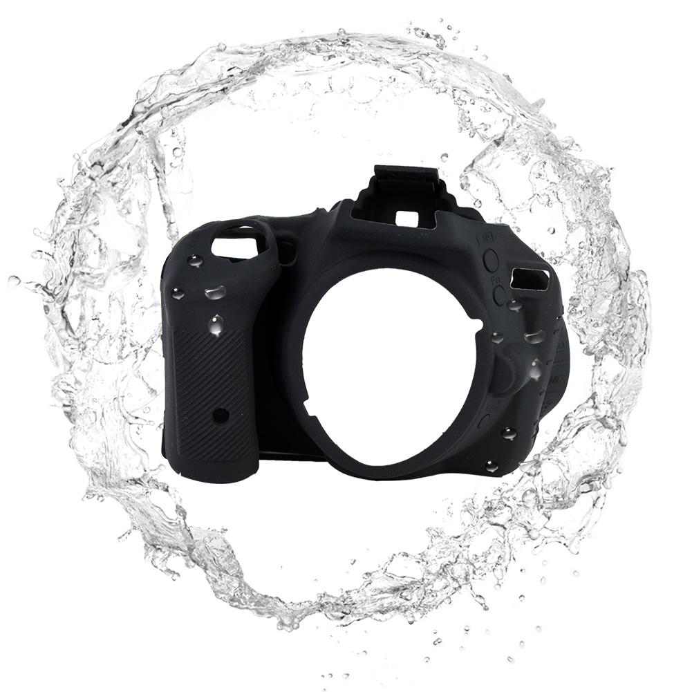 Soft Silicone Protective Case Dust Proof Anti Slip Shell for Nikon D5500 D5600 Camera