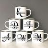 Personalized Mug Initial with Name Cup Custom Tea Coffee Mugs Bachelorette Party Team Groomsman Cups Wedding Gifts for Best Man
