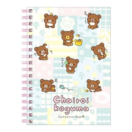 NY44702 Rilakkuma Chiroikoguma no Kumakyun Days B6SP Note