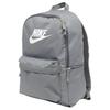 Nike 25L Logo Print Zipper Closure Polyester Backpack Unisex Backpack Smoke-Gray DC4244-063