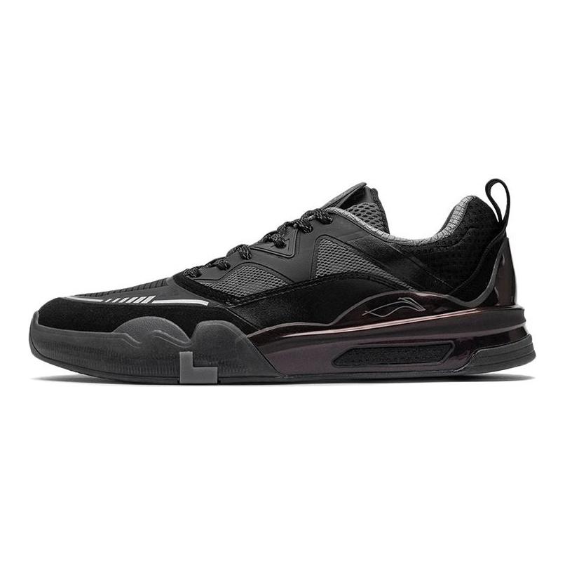 Erik Ellington x Li Ning LINGTENG 'Polar Night' Niedrig geschnittene Skateboard-Schuhe Herren Schwarz AEPR009-2
